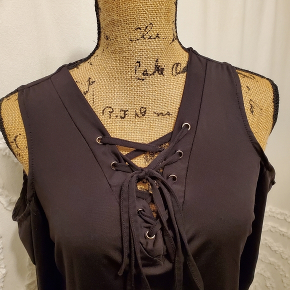 Lace Up Top - Picture 5 of 12